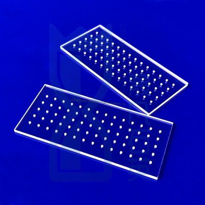 jakość  High Purity Heat Resistant Shape Quartz Glass Plate ±0.02mm Tolerance Customized For High Temperature fabryka