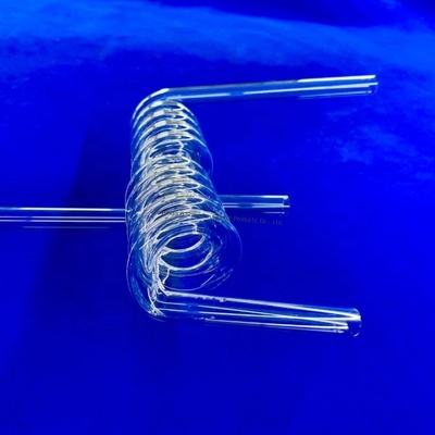jakość  Factory Custom Laboratory High Temperature And Corrosion Resistant Quartz Spiral Tube fabryka