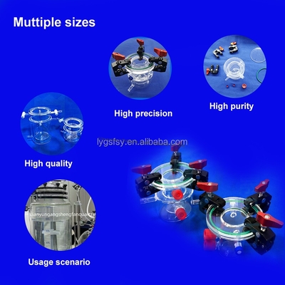 jakość  Customized Double Walled UV Quartz Glass Quartz Photocatalytic Reactor fabryka