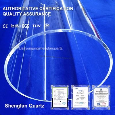 jakość  High Temperature Heat Resistive Uv Quartz Tube Glass Sleeves Quartz Tubing For Furnace fabryka