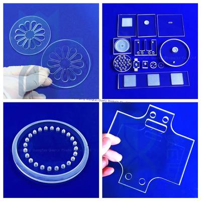 jakość  High Purity SIO2>99.99% Fused Quartz Plate with 92% Light Transmittance and ±0.02mm Tolerance fabryka