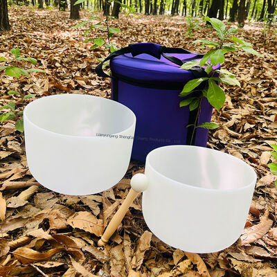 jakość  Custom Logo 99.99% Pure Quartz Crystal Singing Bowl Tuned to 440Hz/432Hz for Chakra Balancing fabryka