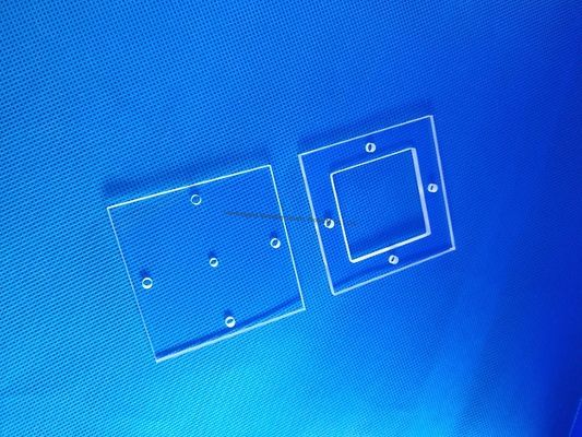 jakość  Customized Quartz Glass Plate Quartz Glass Sheet for Fixing Test Tube Standard-Sized Holes Processing Plate fabryka