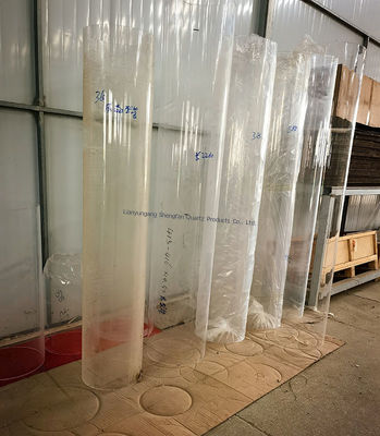 Przezroczysta rura ze szkła kwarcowego o wysokiej przepuszczalności, dobrej izolacji elektrycznej i odporności na korozję