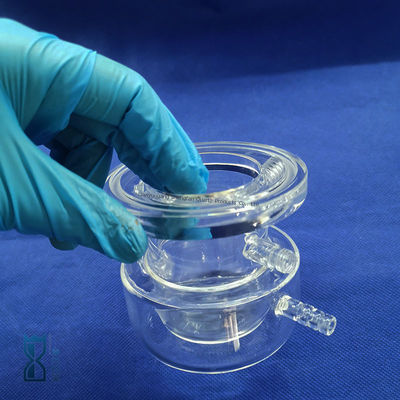 Niestandardowa produkcja reaktora ze szkła kwarcowego do laboratorium