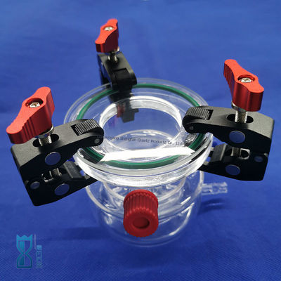 Niestandardowa produkcja reaktora ze szkła kwarcowego do laboratorium