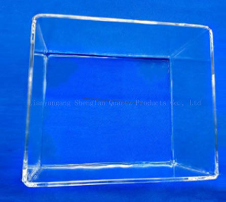 Płytka szklana kwarcowa o wysokiej przepuszczalności odporna na korozję o temperaturze roboczej 1100°C