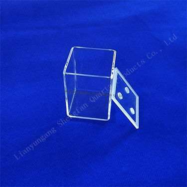 Płyty szklane kwarcowe o wysokiej przepuszczalności odporne na korozję do stosowania w laboratoriach o wysokiej temperaturze