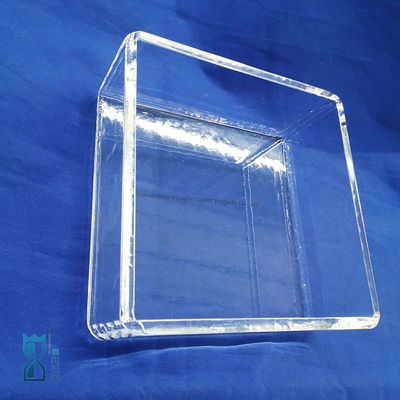 Płyty szklane kwarcowe o wysokiej przepuszczalności odporne na korozję do stosowania w laboratoriach o wysokiej temperaturze