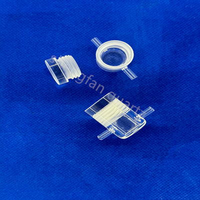 Fabryka Niestandardowa wysokiej temperatury i odporna na korozję wysokiej czystości Laboratory Seal Quartz Thread Pipe