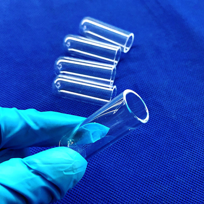 Wysokotemperaturowa odporność na korozję Fabryka Laboratorium indywidualne Quartz przemysłowy okrągłe dno płaska probówka