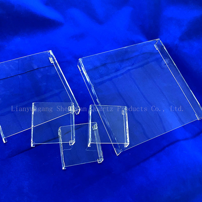 Zindywidualizowane Przejrzysty kwadratowy szkło kwarcowe miska Petri Laboratory Glassware z sio2 Chemiczny skład