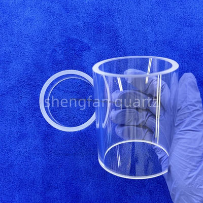 Wysokiej czystości SiO2 99,99% kwarcowa szklana rura o temperaturze 1180°C i temperaturze 1100°C dla zastosowań przemysłowych