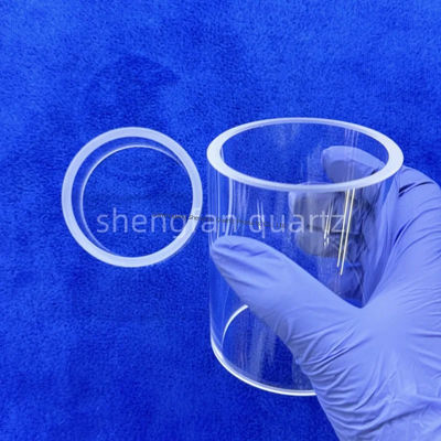 Zastosowalna wysokiej czystości SIO2 99,99% Tłuszcz szklany z kwarcu z odpornością na ciepło do 1200 °C