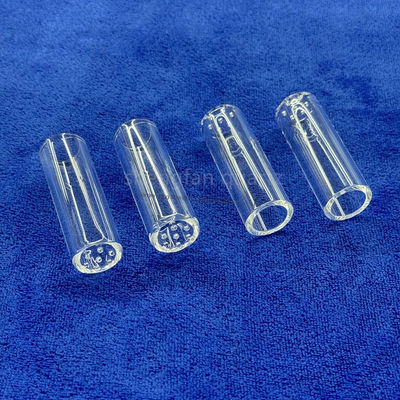 Wysokiej czystości SiO2 99,99% kwarcowa szklana rura o temperaturze 1180°C i temperaturze 1100°C dla zastosowań przemysłowych