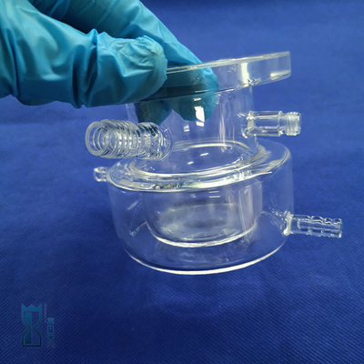 Laboratoryjny reaktor kwarcowy wysokotemperaturowy odporny na korozję 50 ml 100 ml 150 ml