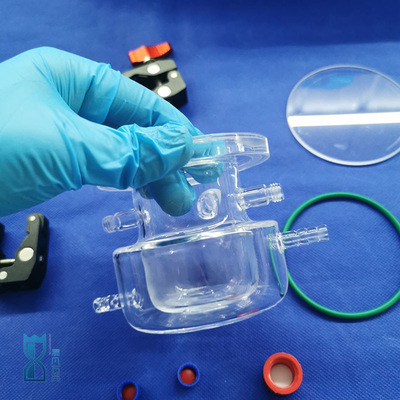 Laboratoryjny reaktor kwarcowy wysokotemperaturowy odporny na korozję 50 ml 100 ml 150 ml