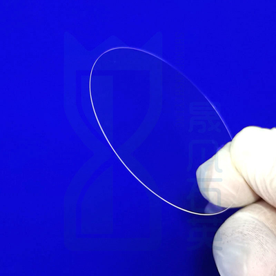 Wysokiej przenośności światła szyba łupkowa szklana płytka kwarcowa 2 "4" 6 " wafer wafer 0,3 mm grubość