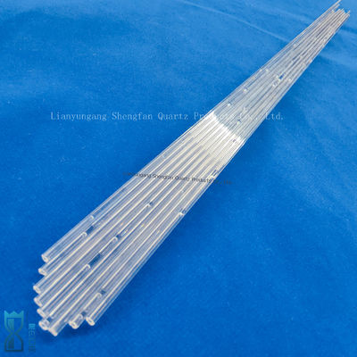 Fabrycznie wyprodukowana wysokotemperaturowa kwarcowa szklana rurka o czystości 99,99% SiO2 i temperaturze roboczej 1100 °C