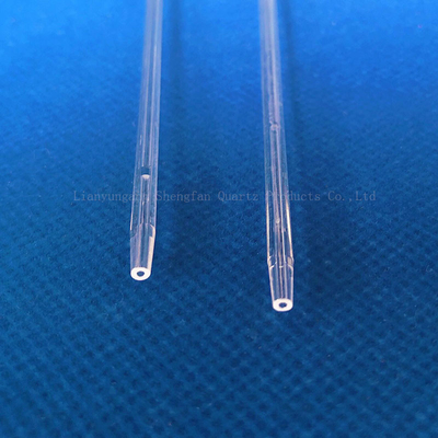 Fabryka niestandardowa wysokiej odporności na temperaturę 1mm-10mm Mała średnica Kapillary Quartz Glass Tube
