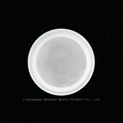 Wysokiej wydajności przezroczyste zamrożone grube arkusze ścienne kwarcowe szkło dyskowe Laboratory Glassware