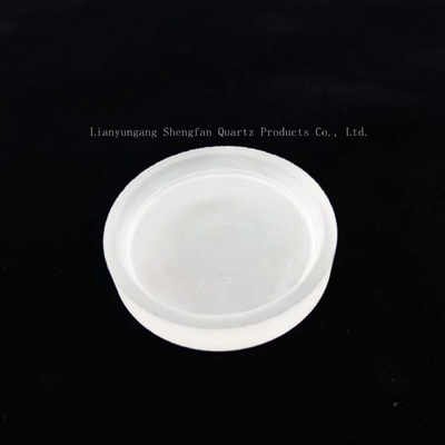 Wysokiej wydajności przezroczyste zamrożone grube arkusze ścienne kwarcowe szkło dyskowe Laboratory Glassware