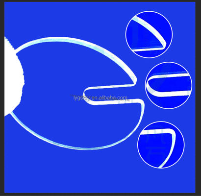 Wysoka przezroczystość 99,99% czystości płyta ze szkła kwarcowego o temperaturze pracy 1100℃