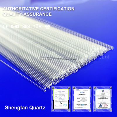 High Temperature Resistant High Purity SiO2 Quartz Glass Capillary Tube with 1mm-5mm OD