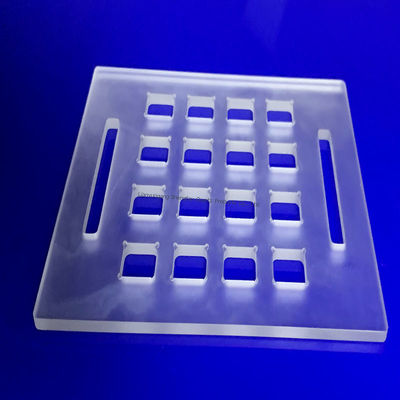 Wysokiej Czystości SIO2 99.99% Odporność na Wysoką Temperaturę 1100℃ Płyta ze Szkła Kwarcowego