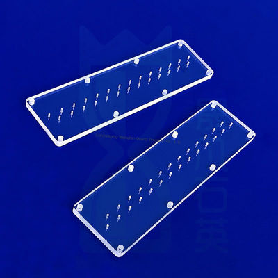 Laserowo cięte niestandardowe arkusze kwarcowe JGS1 JGS2 JGS3 o wysokiej przejrzystości do oczyszczaczy UV LED