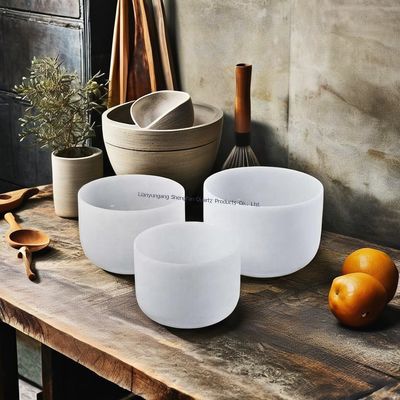 7 Chakra Balance Quartz Singing Bowl z 12 nutami muzycznymi i wysoką odpornością na temperaturę do medytacji