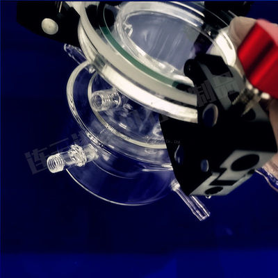 Zindywidualizowany 50-1000 ml Fotoindukowany reaktor szklany kwarcowy o wysokiej przejrzystości o temperaturze roboczej 1100 °C