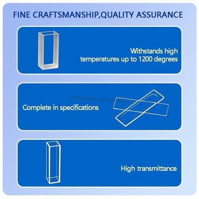 Specjalistyczna optyczna płytka szkła kwarcowego z wysoką przepuszczalnością