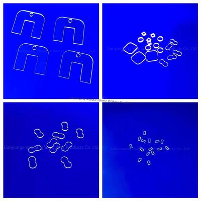 Dostosowana optyczna, przezroczysta płyta ze szkła kwarcowego o wysokiej czystości z tolerancją ±0,02 mm