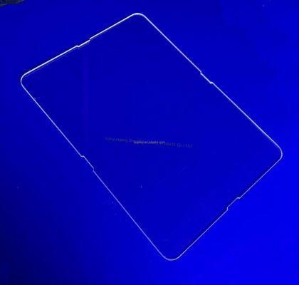 Wysoce przezroczysta płyta ze szkła kwarcowego o przepuszczalności światła 92% z temperaturą roboczą 1100°C i czystością SiO2 99,99%