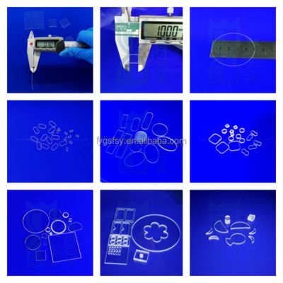 Odporna na wysokie temperatury, wysoce przezroczysta płyta ze szkła kwarcowego 92% do zastosowań z lampami UV