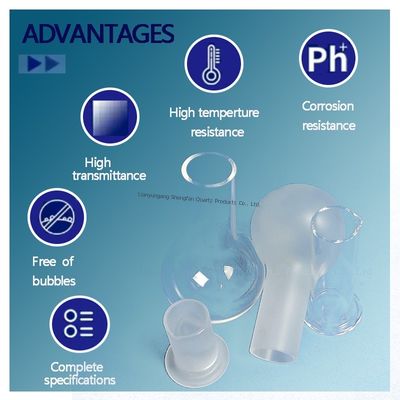 Flaska szklana z kwarcu i krzemu