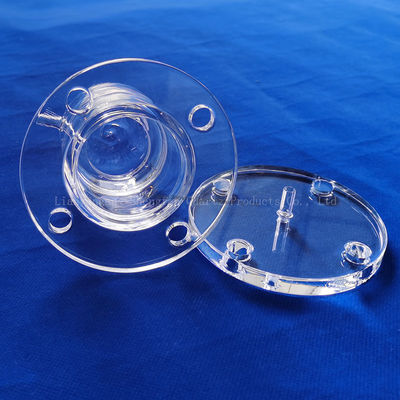 Zindywidualizowana szklana, uszczelniona, kwarcowa rurka o grubości 1-100 mm i temperaturze topnienia 1732°C