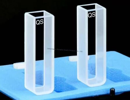 Kuweta kolorymetryczna ze szkła kwarcowego odporna na wysokie temperatury i korozję o pojemności 3,5 ml