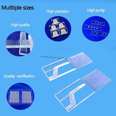 99.99% High Purity Quartz Plate Laser Grooving Fused Silica Quartz Glass Window