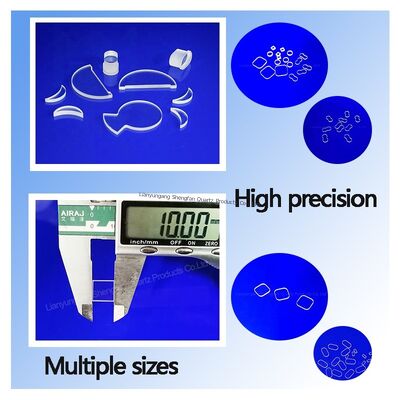 High Transmittance 92% Fused Quartz Plate with 2.2g/cm³  1200 ℃ Working Temperature