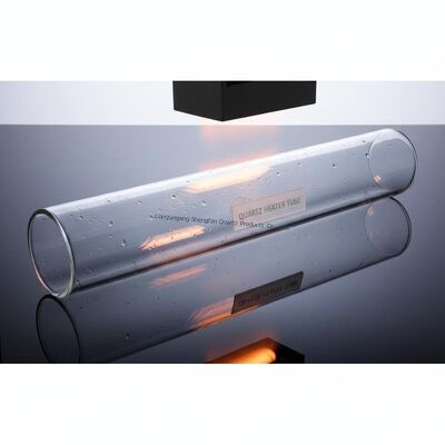 Duża, żaroodporna rura kwarcowa na zamówienie o wysokiej czystości SiO2>99,99%