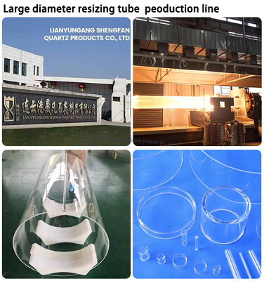 Żaroodporna, korozyjna rura ze szkła kwarcowego z dobrą izolacją elektryczną