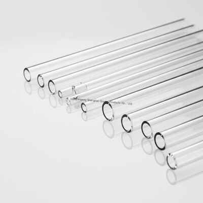 Termalnie stabilna przejrzysta kwarcowa szklana rura bez bańek powietrza i wysoka przepuszczalność światła