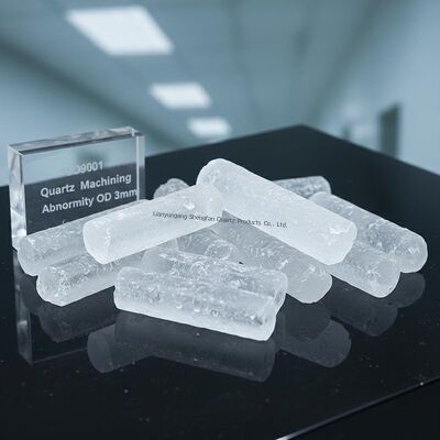 ISO9001 Certyfikat 3mm OD Wysokotemperaturowa Wstrzymanie Kwartoszowa Szklana Rurka o Wysokiej Przekaźności Światła