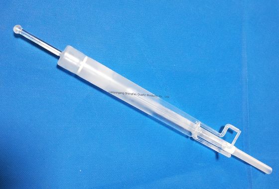 Włóknowaty krzemionkowy kwarcowy rurka szklana o temperaturze roboczej 1100°C 99,99% SiO2 czystość i wysoka przepuszczalność światła