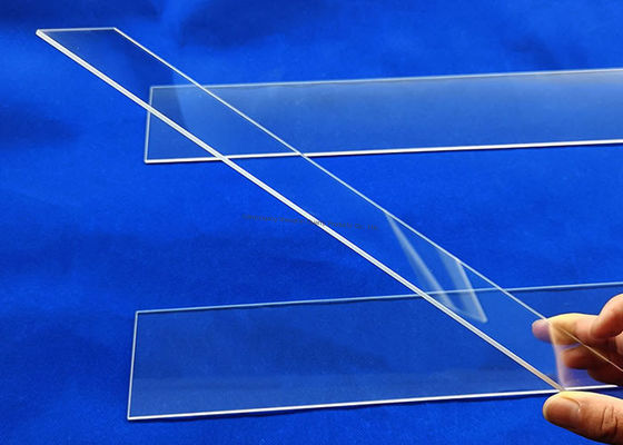 Okrągłe, przezroczyste płytki szafirowego kwarcu