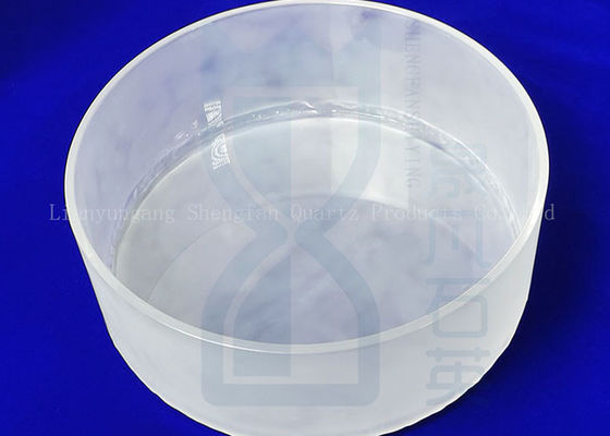 Rura ze szkła kwarcowego Cylinder ze szkła matowego Precyzyjna obróbka szkła Kwarc Oba końce Cylinder ze szkła otwartego