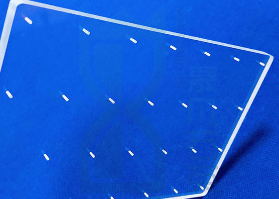 Wiercenie laserowe Płytka ze szkła kwarcowego Clear Morse 6.5