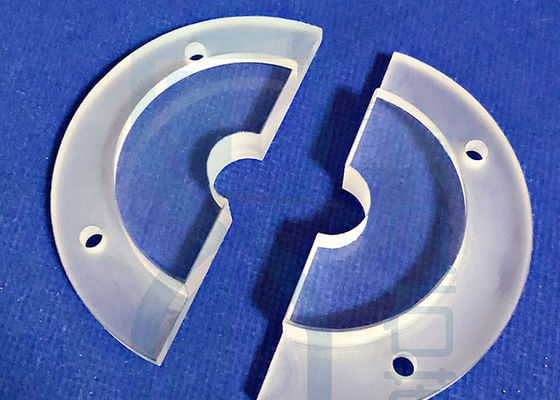 Wysokiej precyzji JGS1 JGS2 JGS3 Płytka szklana kwarcowa Szklana płytka kwarcowa CNC Proces cięcia według rozmiaru Złoty dysk szklany kwarcowy